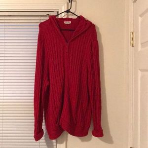 Red St. John’s Bay sweater